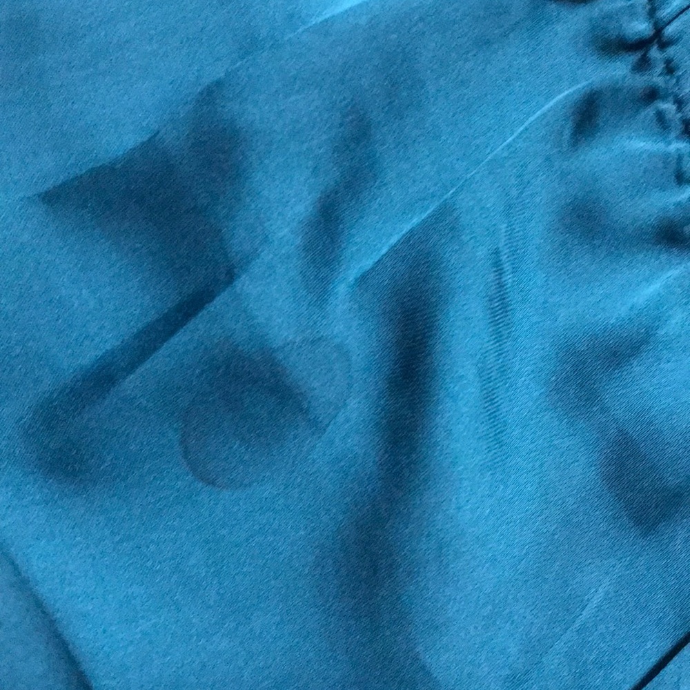 Polyester satiny material blouse w/lace neckline - Picture 7 of 7